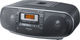 Panasonic Форум на CD плейъри RX-D55 RX-D55AEG-K с CD плейър / MP3 плейър / USB / Касетофон / Радио в Черен цвят