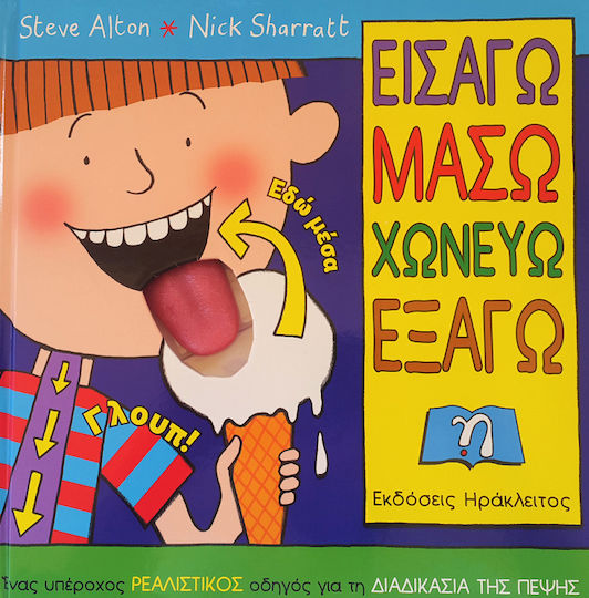 Εισάγω, μασώ, χωνεύω, εξάγω