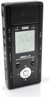 Korg MR2 Stereo Digital Portable Recorder Battery for Recording on Memory Card with Recording Duration 6 Hours and USB Power Supply