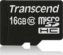 Transcend microSDHC 16GB Klasse 10 Hohe Geschwindigkeit