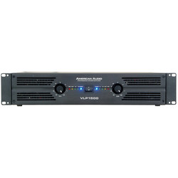 American Audio VLP-1500 PA Power Amplifier 2 Channels 750W/4Ω 500W/8Ω with Cooling System Black