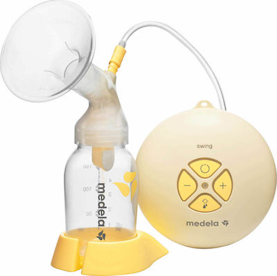 Medela Electric Single Breast Pump Swing Battery and Electric Yellow