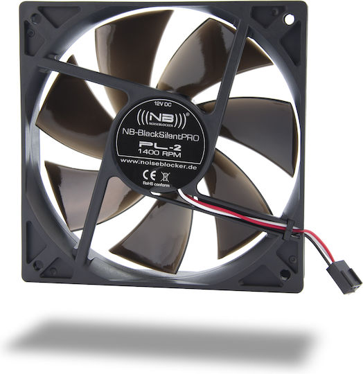 Noiseblocker Blacknoise Silent Pro 120mm 3-Pin Case Fan