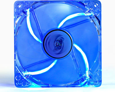 Deepcool XFAN 120L/B Case Fan με Μπλε Φωτισμό και Σύνδεση 4-Pin Molex / 3-Pin Λευκό