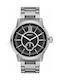 DKNY Watch Chronograph Battery with Silver Metal Bracelet