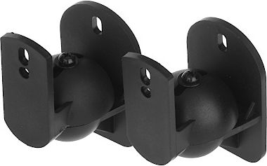 Brateck Lautsprecherständer Wandmontiert SB-24 (Paar) in Schwarz Farbe