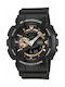 Casio G-Shock Ανδρικό Ρολόι 51mm Χρονογράφος Μπαταρίας με Μαύρο Καουτσούκ Λουράκι