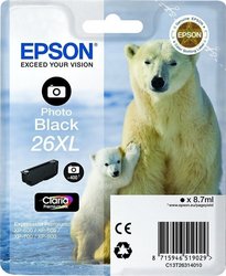 Epson 26XL C13T26314010 C13T26314012 Original Inkjet Photo Black Ink Epson 26XL C13T26314010 C13T26314012 Original Inkjet Photo Black Ink