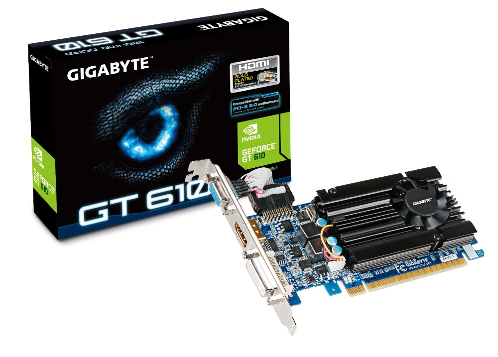 Gigabyte GeForce GT610 1GB LP - Skroutz.gr