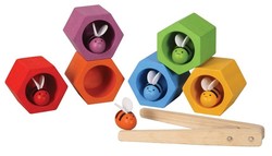 Plan Toys Baby-Spielzeug Παιχνίδι Κυψέλες aus Holz für 36++ Monate