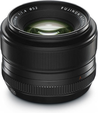 Fujifilm Crop Camera Lens Fujinon XF35mm F1.4 R Fixed for Fujifilm X Mount Black