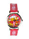 Kids Analog Watch with Leather Strap