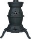 CHytiria Misailidi A-2 Cast Iron Wood Stove 6kW Black