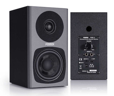 Fostex PM0.3 Aktive Lautsprecher Studio Monitor 2 Anzahl von Fahrern 30W (Paar) Gray