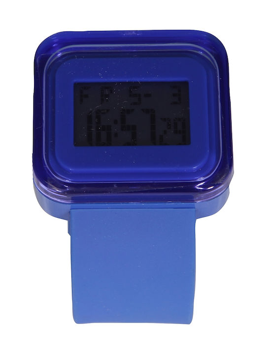 Item Time 00020 Digital Uhr Batterie mit Blau Kautschukarmband 00020