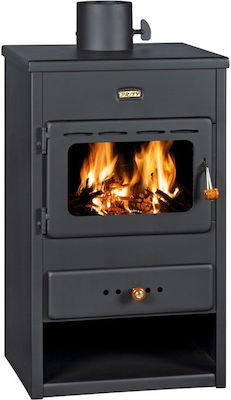 Prity K1 Optima Metallic Wood Burning Stove 9kW Black