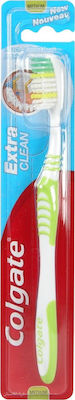 Colgate Extra Clean Manual Toothbrush Medium Green 1pcs