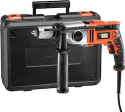 Black & Decker Крусно Бормашина 850W с Куфар