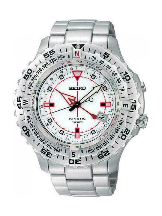 Seiko Kinetic Kinetic Conceptual Multifunction Pilot SKA421P1