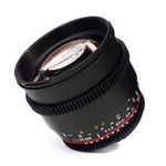 Samyang Full Frame Camera Lens 85mm T1.5 AS IF UMC VDSLR Telephoto for Nikon F Mount Black