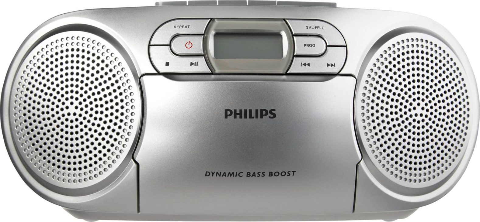 Philips Φορητό Ηχοσύστημα AZ127 με CD / Κασετόφωνο / Ραδιόφωνο σε Ασημί  Χρώμα