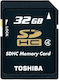 Toshiba SDHC 32GB Geschwindigkeitsklasse 4 Standard-Geschwindigkeit 15MB/s