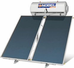 Nobel Classic Încălzitor solar de apă 200 litri Inox Dublă acțiune cu colector de 4 metri pătrați