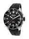 Alpina Watch Automatic with Black Rubber Strap AL-525LB4V6