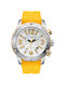 Vogue Watch Chronograph with Yellow Rubber Strap 17101.2