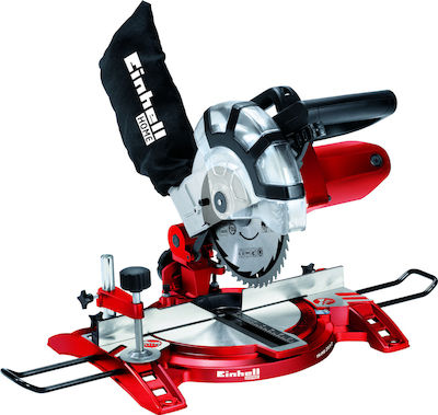 Einhell TC-MS 2112 Electric Miter Saw with 1400WPower, Cutting Disc with a Diameter of 210mm & 5000rpm Cutting Speed