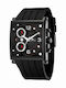 Lotus Watches Ceas Barbatesc 40mm Cronograf Baterie cu Curea din Cauciuc Neagra