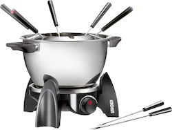 Unold Fondue-Topf Elektrisch Metallisch für 6 Personen Silber 11.5x11.5x16.5cm