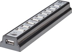 Manhattan IUSB2-HUB10 USB-Hub 10 Anschlüsse (USB-A) 161572