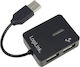 LogiLink Hub 4 Θυρών USB 2.0 με σύνδεση USB-A