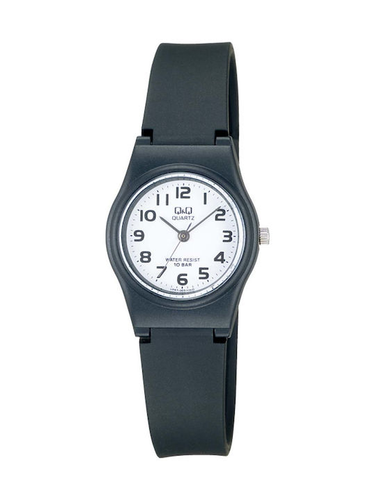 Q&Q Women's Watch with Black Rubber Strap