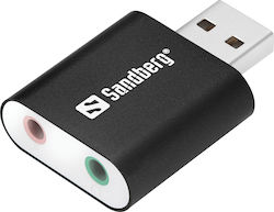 Sandberg 133-33 External USB 2.0 Sound Card