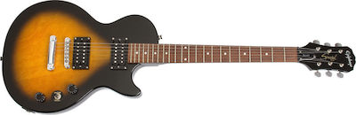 Epiphone Elektrische Gitarre mit Form Einfacher Schnitt und HH Pickup-Anordnung in Bersten Farbe
