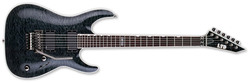 ESP LTD MH 350FR Chitară Electrică Stratocaster cu HH Configurație Doze Vezi-prin negru