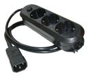 Online Usv-Systeme Power Strip with Surge Protection 3 Positions