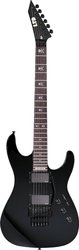 ESP Electric Guitar LTD Kirk Hammett 602 with Active Pickups in HH Layout , Tremolo, Rosewood Fretboard in Black