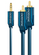 Clicktronic Clicktronic 3,5mm Klinkenkabel - RCA-Stecker Blau 2m 70467