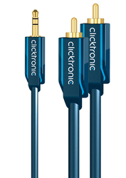 Clicktronic 3.5mm male-RCA male 10m 70471 Clicktronic 3.5mm male-RCA male 10m 70471