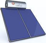 Λατο Ηλιακός Θερμοσίφωνας 300 λίτρων Glass Διπλής Ενέργειας με 4τ.μ. Συλλέκτη