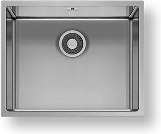 Pyramis Astris 1b Ισόπεδος Νεροχύτης Inox Brushed Μ50xΠ40cm Ασημί