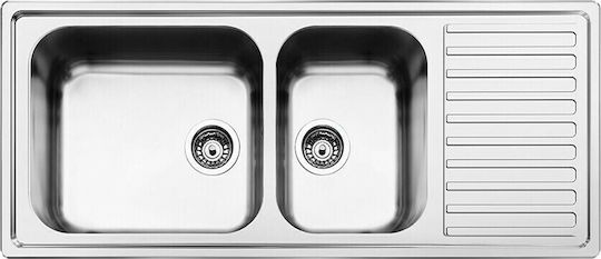 Apell Anniversario 8116 Drop-In Inox Μ116xΠ50cm Silver