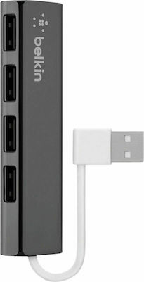 Belkin USB 2.0 Hub 4 Θυρών με σύνδεση USB-A & Θύρα Φόρτισης