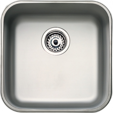 Teka BE 40.40 Plus N.633 10125152 Unterbau Spüle Inox Satiniert B43.5xT43.5cm Silber