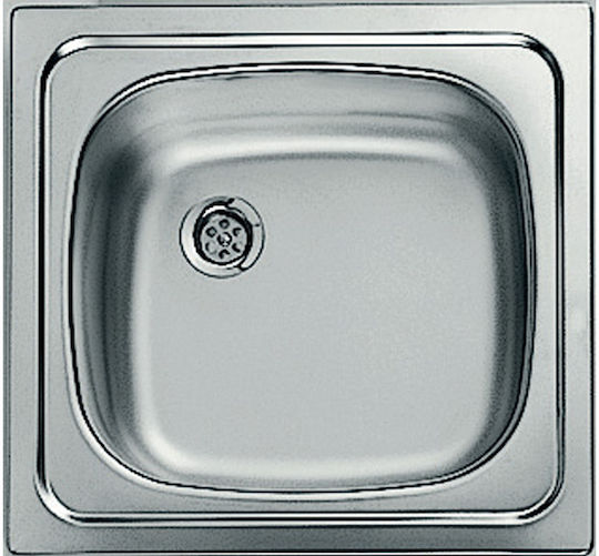 Teka E 50 1C Без Отвор за Батерия Drop-In Inox Μ46.5xΠ44см сребърен