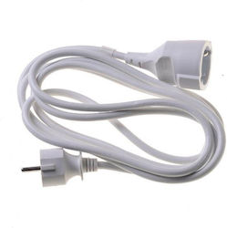 Telco 25.118 Extension Cable Cord 3x1.5mm²/3m White