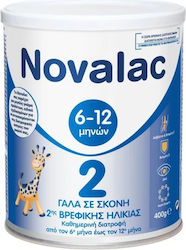 Novalac Milchnahrung 2 für 6m+ 400gr